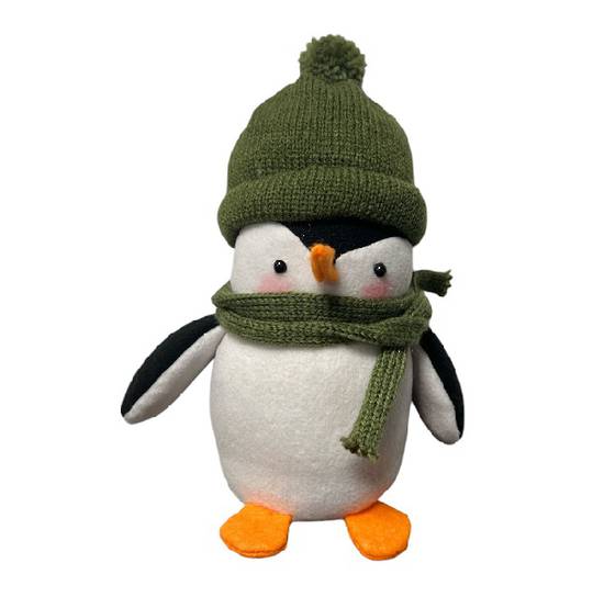 Plush Penguin, Green Knit Hat 25cm *ETA Nov